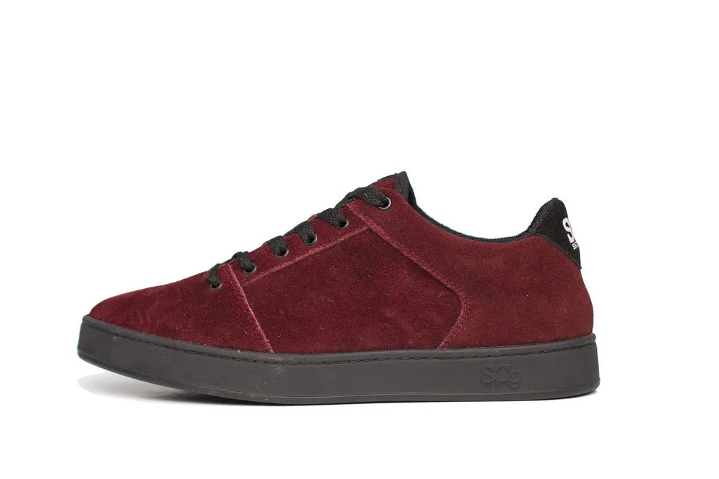 SCg Shoes Sound Suede - Burgundy/Black