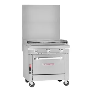 Southbend Platinum P32C-CC Gas Range , 32" Charbroiler With Cabinet Base 80000 BTU