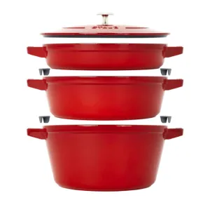 Stackable 4 pc Set Cherry