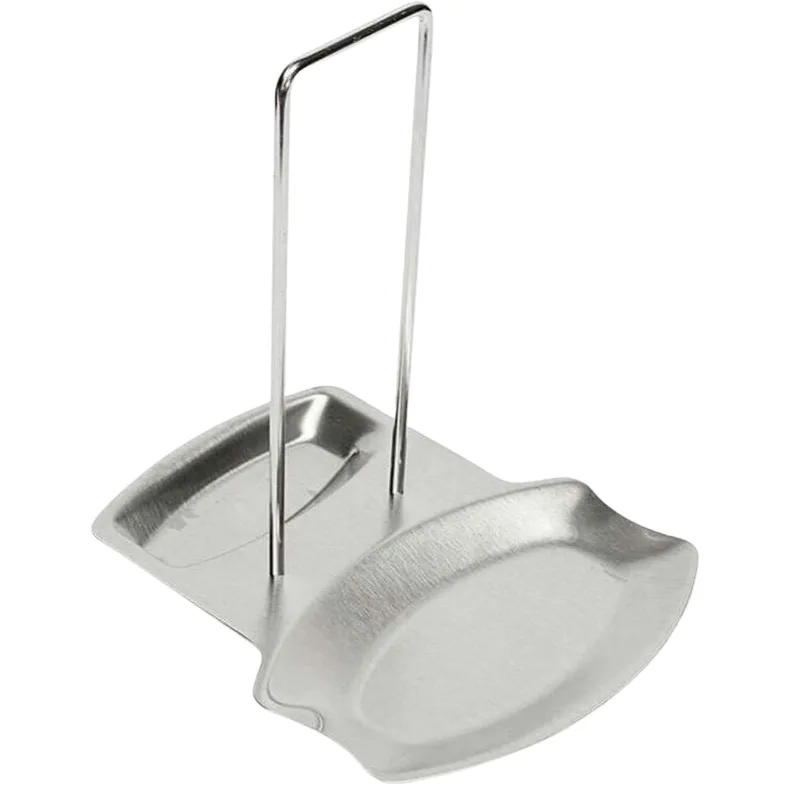 Stainless Steel Pan Pot Cover Lid Rack Stand Spoon Holder Id-48