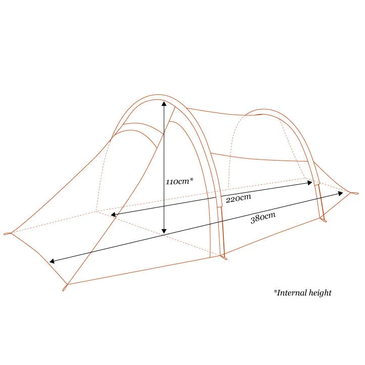 Supercell Tunnel Tent Turmeric