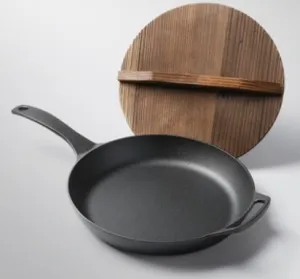 Thick cast iron pan