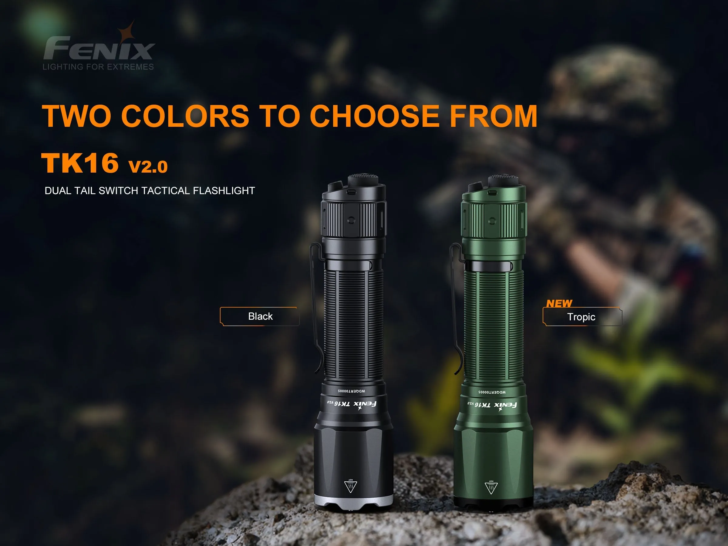 V2.0 Tactical Flashlight - 3100 Lumens - TK16